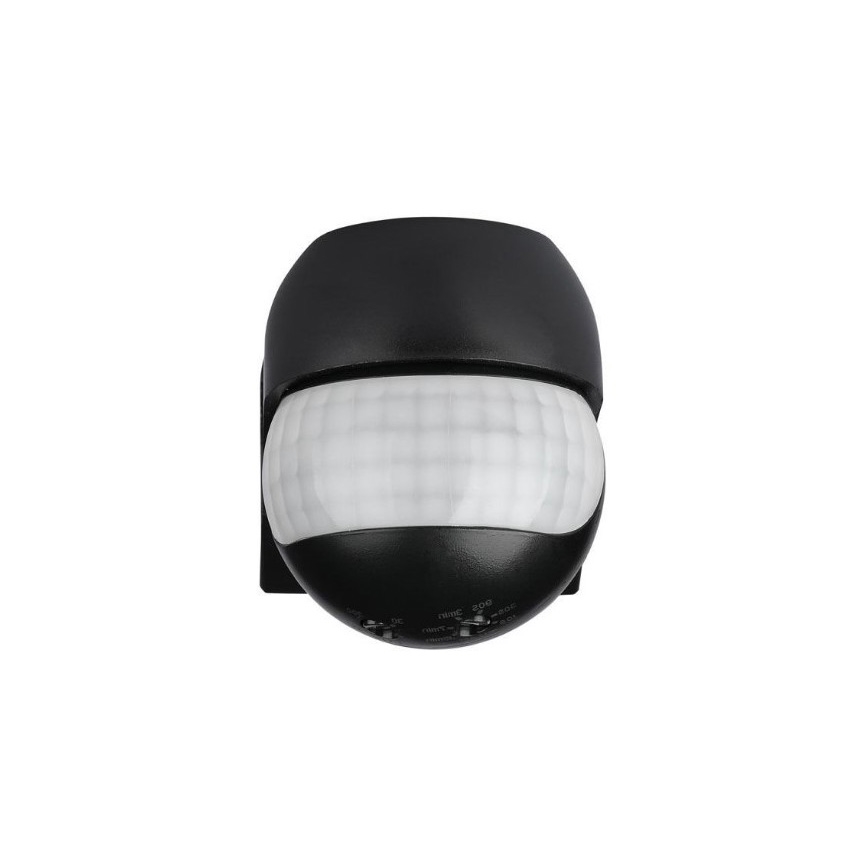 Détecteur de  mouvement extérieur 230V IP44 noir