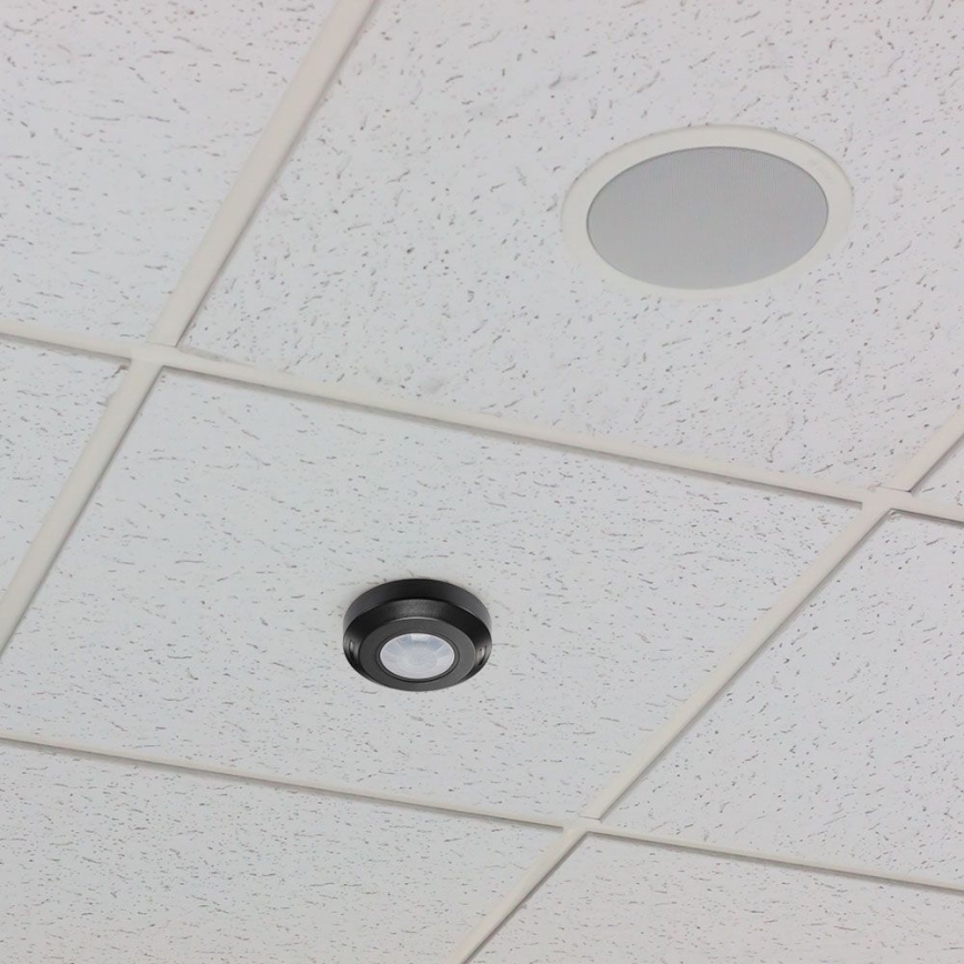 Détecteur de mouvement infrarouge 360° 200W/230V noir