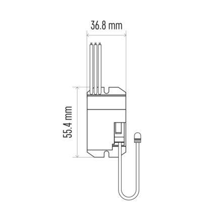 Détecteur de mouvements infra-rouge PIR B 800W/230V