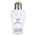 Détecteur PIR pour ampoule E27 blanc
