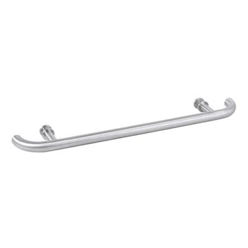 Deurgreep 80 x 4 cm, RVS/zilver