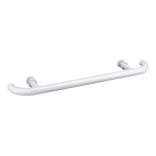 Deurhandgreep 70x4 cm RVS/wit