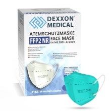 DEXXON MEDISCH Azuur Ademhalingsmasker FFP2 NR 1 st
