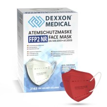 DEXXON MEDISCH Rood masker FFP2 NR 1 st