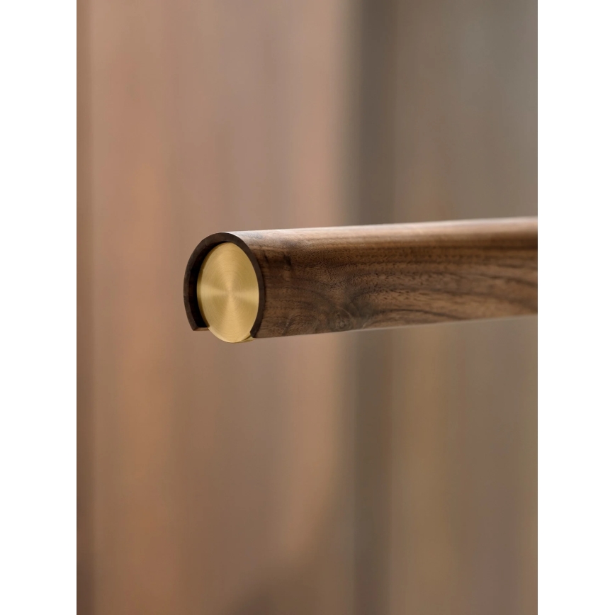 DFTP by Nordlux - Dimbare LED-hanglamp aan staalkabel AKENO LED/25W/230V 3000K essenhout