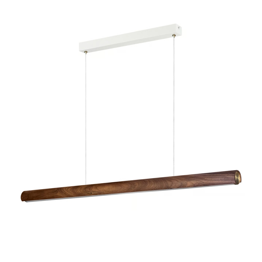 DFTP by Nordlux - Dimbare LED-hanglamp aan staalkabel AKENO LED/25W/230V 3000K essenhout