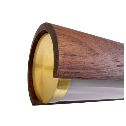 DFTP by Nordlux - Dimbare LED-hanglamp aan staalkabel AKENO LED/25W/230V 3000K essenhout