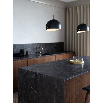 DFTP by Nordlux - Hanglamp aan een koord met verstelbare lampenkap ALIGN 1xE27/15W/230V zwart