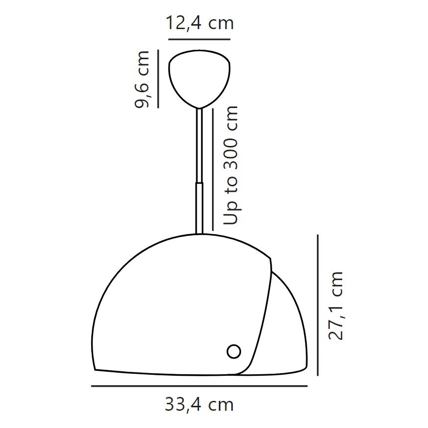 DFTP by Nordlux - Hanglamp aan een koord met verstelbare lampenkap ALIGN 1xE27/15W/230V zwart