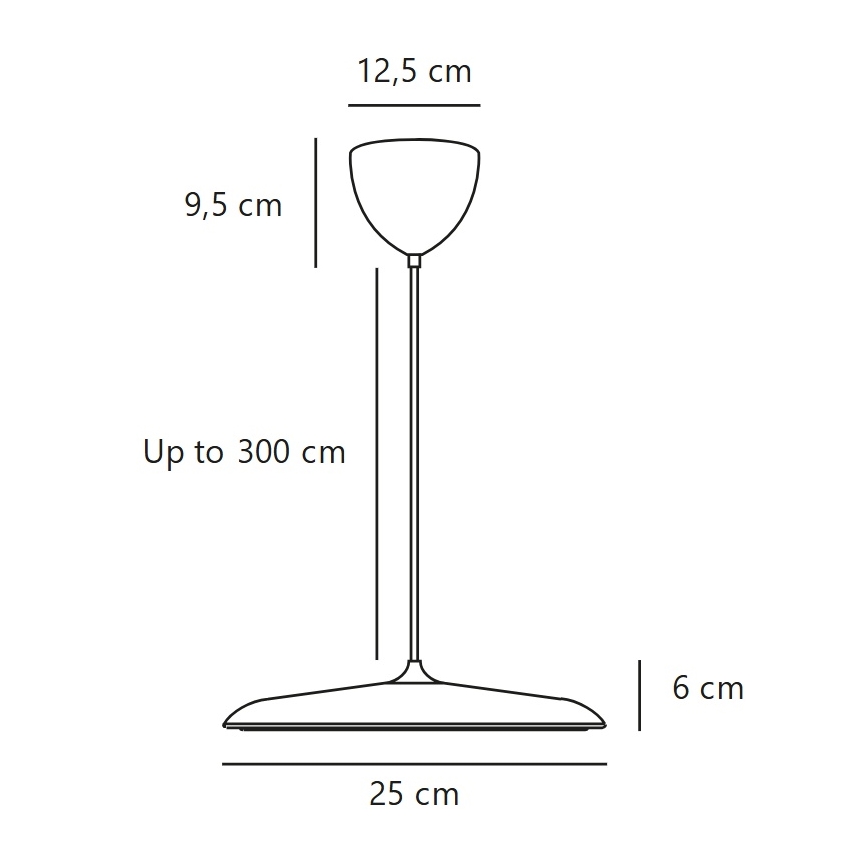 DFTP by Nordlux - Suspension LED dimmable sur câble ARTIST LED/14W/230V 3000K