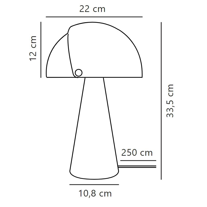 DFTP by Nordlux - Tafellamp met verstelbare lampenkap ALIGN 1xE27/25W/230V beige