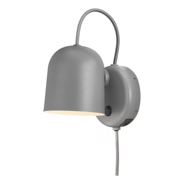DFTP by Nordlux - Wandspot met USB-poort ANGLE 1xGU10/25W/230V grijs