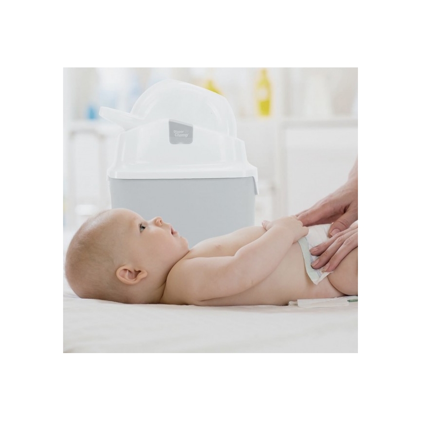 DiaperChamp - Luierbak ONE wit