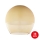 Diffuseur en verre de rechange pour lustre KULA E27, Ø 38 cm, beige fumé