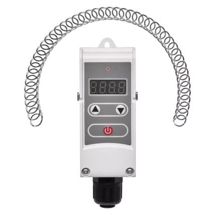 Digitale Bevestigde Thermostaat 230V