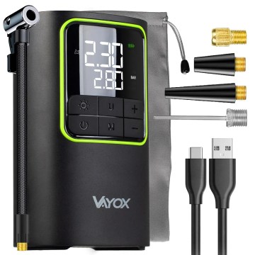 Digitale compacte compressor 5V 4000 mAh – zwart