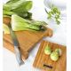 Digitale keukenweegschaal + bamboe bord