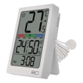 Digitale thermometer met hygrometer, 2xAAA, wit
