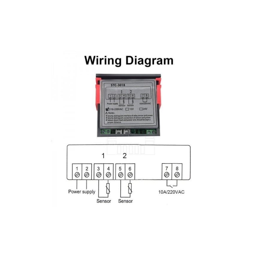 Digitale Thermostaat 3W/230V