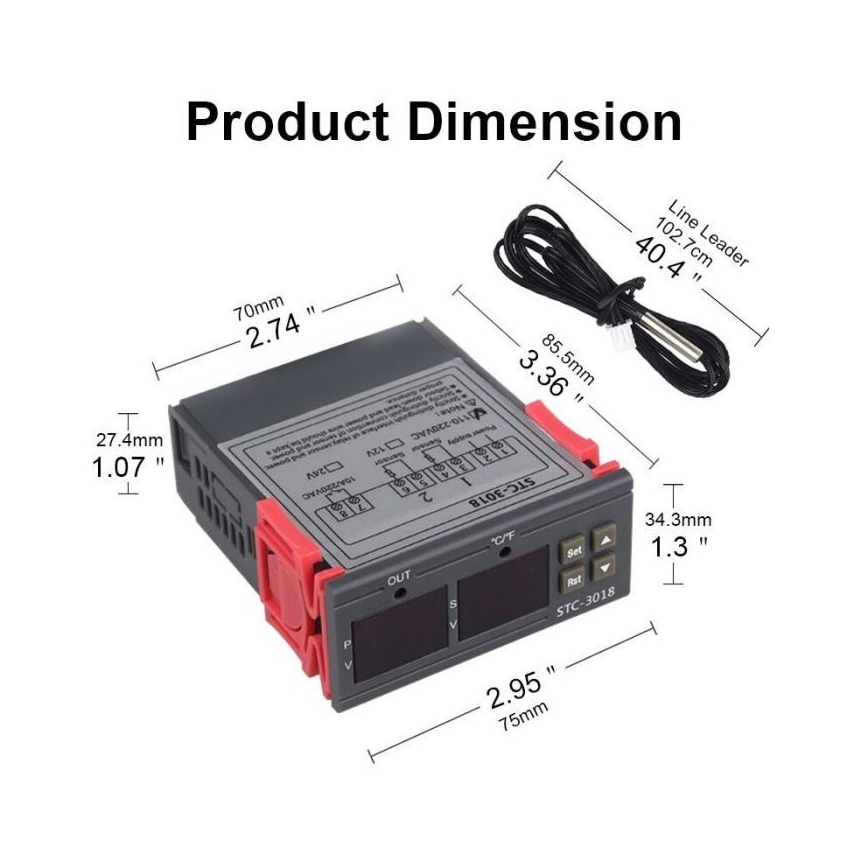 Digitale Thermostaat 3W/230V