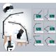 LED Dimbaar aanraken flexible tafellamp LED/12W/230V 3000/4000/5000/6500K CRI 92 zwart