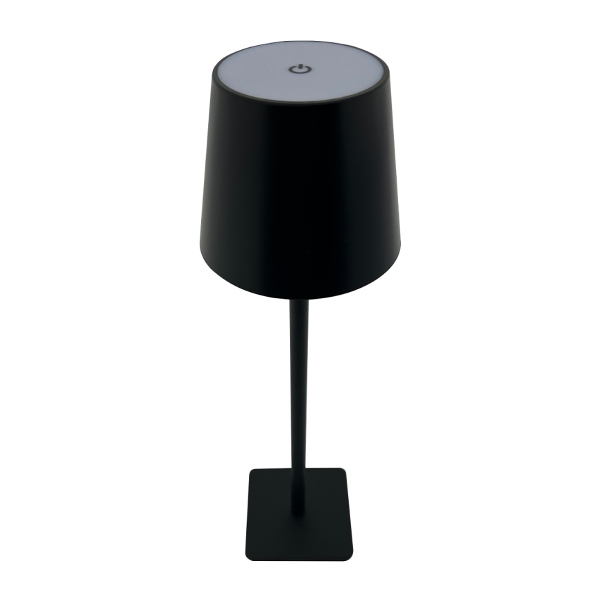 Dimbaar LED touch tafellampje LED/5W/5V USB 1200 mAh zwart