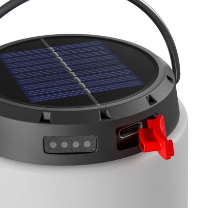 Dimbare, draagbare, zonne-oplaadbare LED-lamp LUMINA TUBO 5V 800 mAh