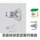 Dimbare industrie lamp GU10/20W/230V 2600K - Ecolite