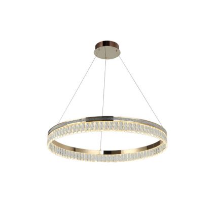 LED dimbare kristallen kroonluchter aan kabel THALIA LED/55W/230V 3000-6000K Ø 80 cm + afstandsbediening
