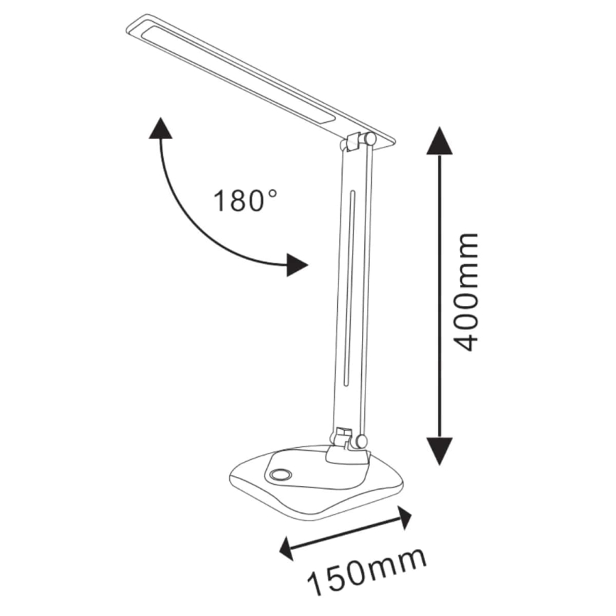 Dimbare LED Aanraak Tafel Lamp TOLEDO LED/8W/230V 3000-6500K