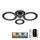 Dimbare LED bevestigde hanglamp LED/100W/230V 3000-6500K + afstandsbediening