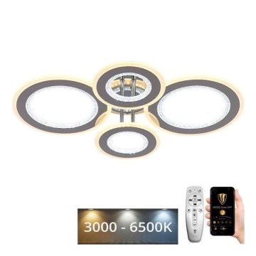 Dimbare LED bevestigde hanglamp LED/100W/230V 3000-6500K + afstandsbediening