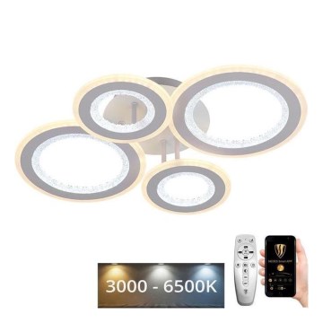 Dimbare LED bevestigde hanglamp LED/100W/230V 3000-6500K + afstandsbediening