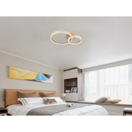 Dimbare LED bevestigde hanglamp LED/110W/230V 3000-6500K + afstandsbediening