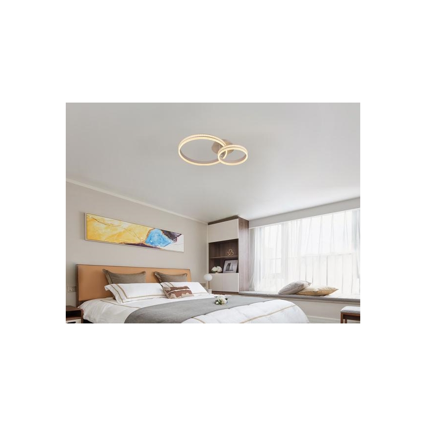 Dimbare LED bevestigde hanglamp LED/110W/230V 3000-6500K + afstandsbediening