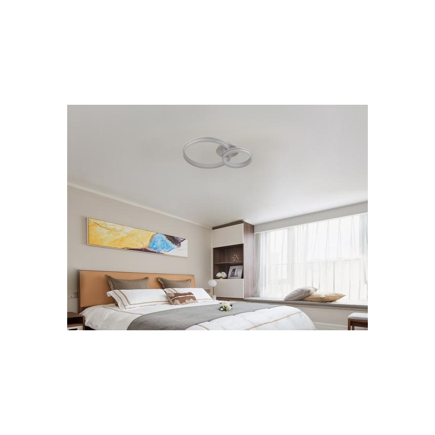 Dimbare LED bevestigde hanglamp LED/110W/230V 3000-6500K + afstandsbediening