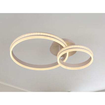 Dimbare LED bevestigde hanglamp LED/110W/230V 3000-6500K + afstandsbediening