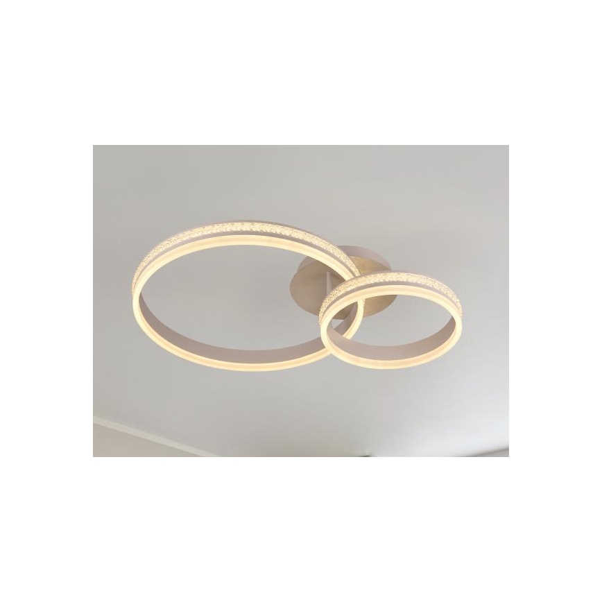 Dimbare LED bevestigde hanglamp LED/110W/230V 3000-6500K + afstandsbediening