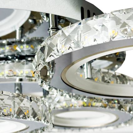 Dimbare LED bevestigde hanglamp LED/120W/230V 3000-6500K + afstandsbediening