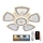 Dimbare LED bevestigde hanglamp LED/145W/230V 3000-6500K + afstandsbediening