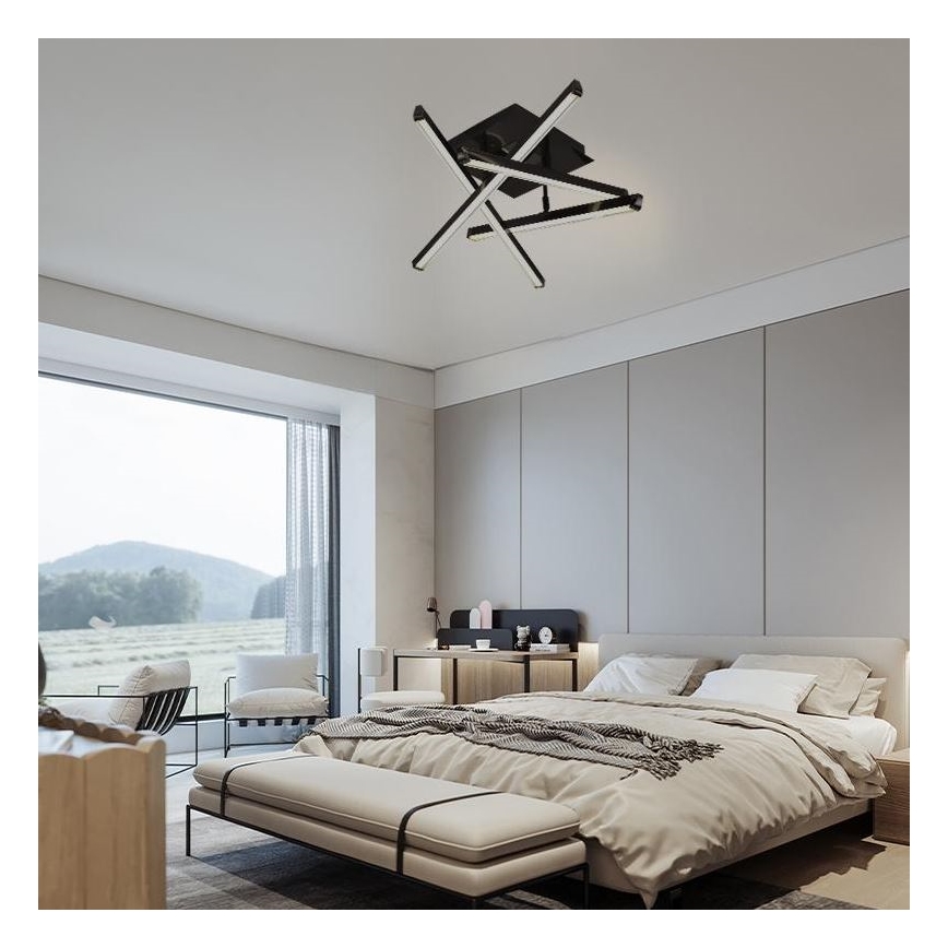 Dimbare LED bevestigde hanglamp LED/60W/230V 3000-6500K + afstandsbediening