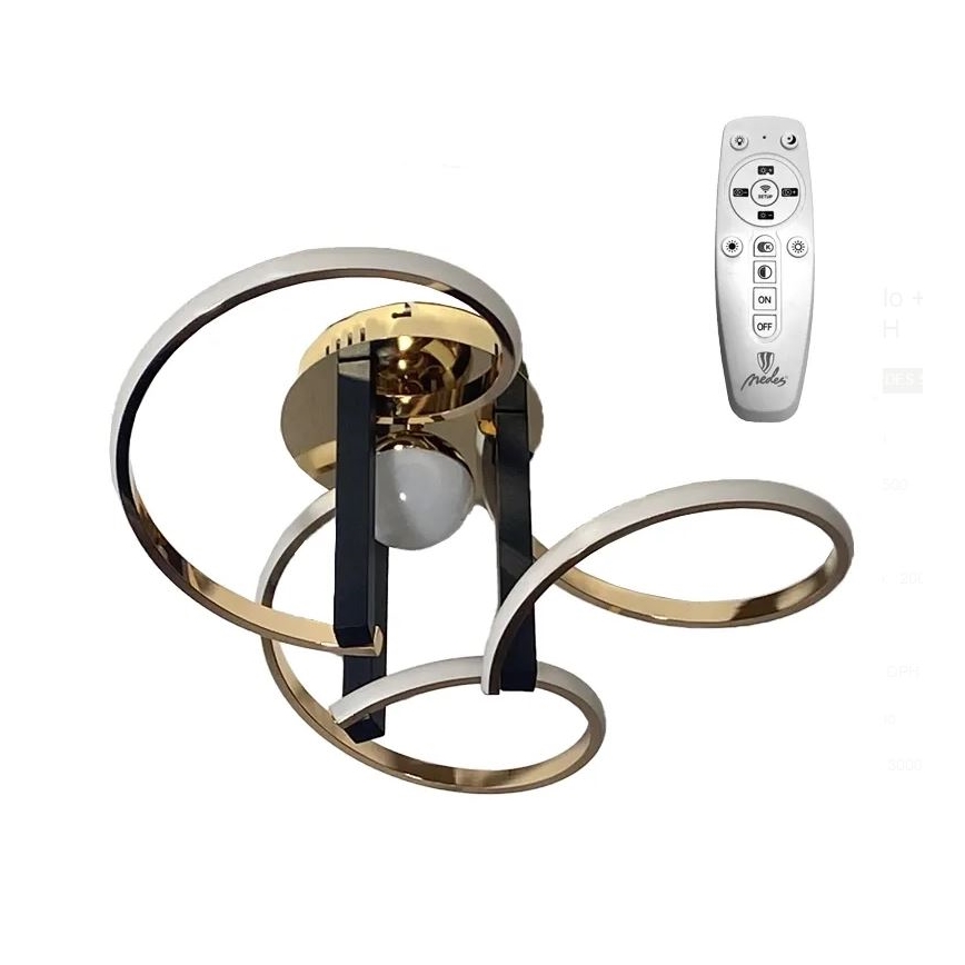 Dimbare LED bevestigde hanglamp LED/70W/230V 3000-6500K + afstandsbediening