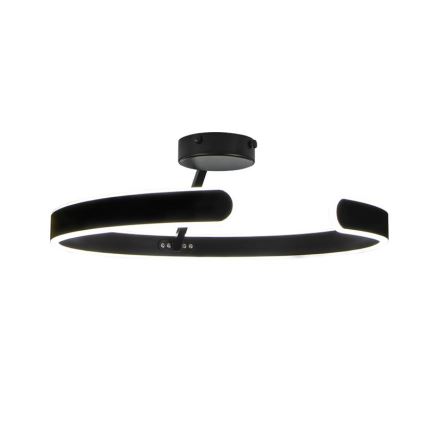 Dimbare LED bevestigde hanglamp LED/72W/230V 3000-6500K zwart + afstandsbediening