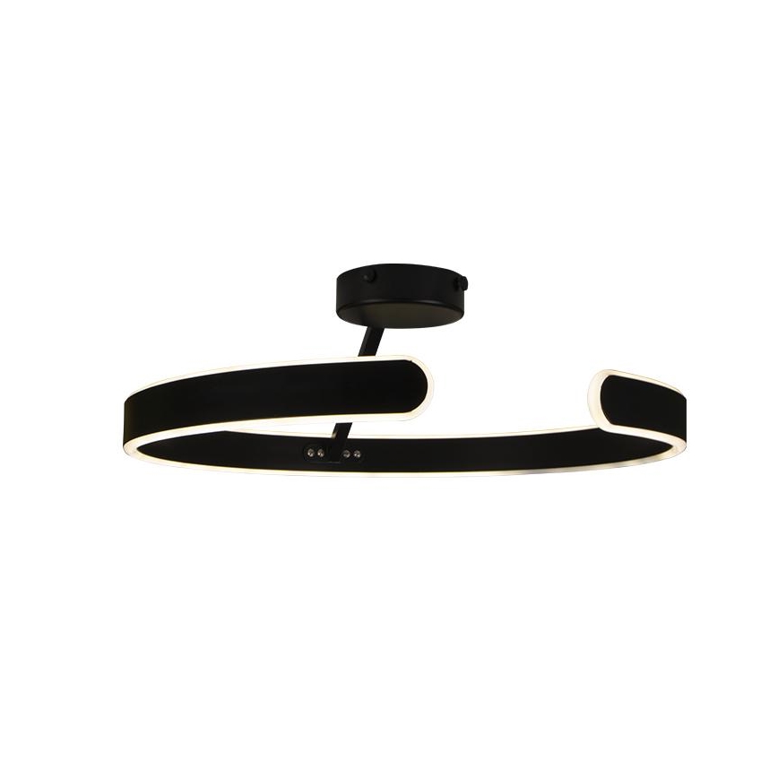 Dimbare LED bevestigde hanglamp LED/72W/230V 3000-6500K zwart + afstandsbediening