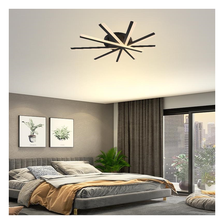 Dimbare LED bevestigde hanglamp LED/75W/230V 3000-6500K + afstandsbediening
