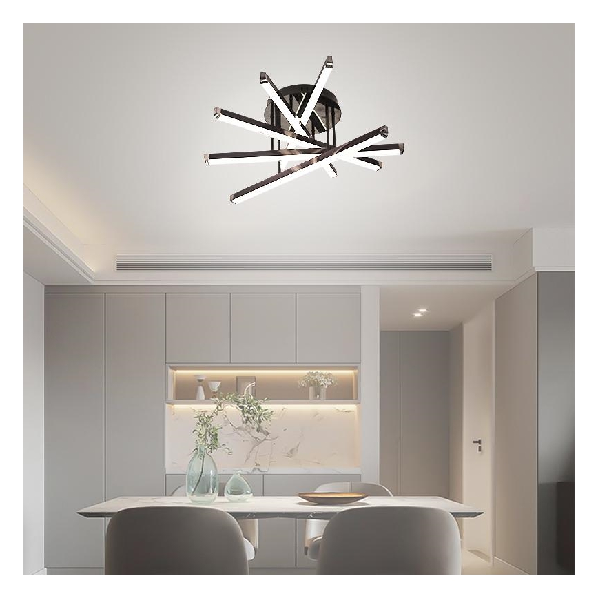 Dimbare LED bevestigde hanglamp LED/75W/230V 3000-6500K + afstandsbediening