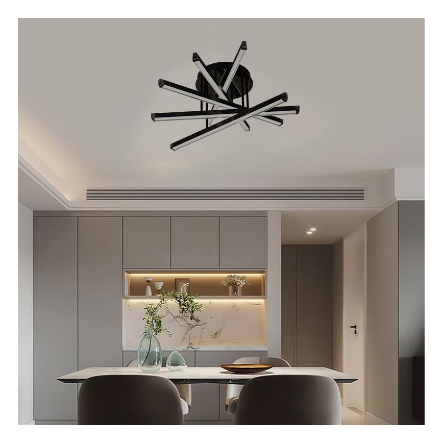 Dimbare LED bevestigde hanglamp LED/75W/230V 3000-6500K + afstandsbediening