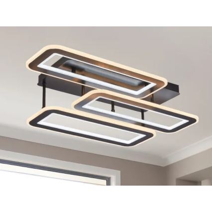 Dimbare LED bevestigde hanglamp LED/90W/230V 3000-6500K + afstandsbediening