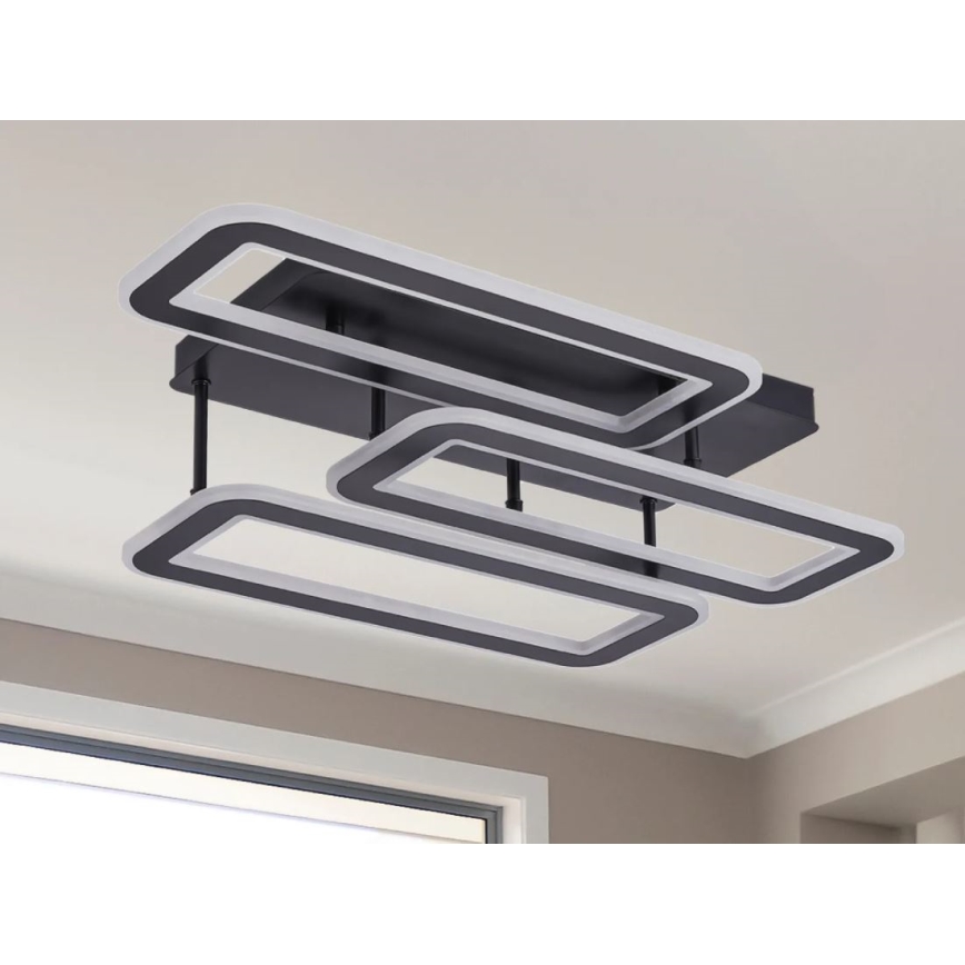 Dimbare LED bevestigde hanglamp LED/90W/230V 3000-6500K + afstandsbediening