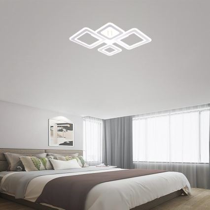 Dimbare LED bevestigde hanglamp LED/95W/230V 3000-6500K + afstandsbediening